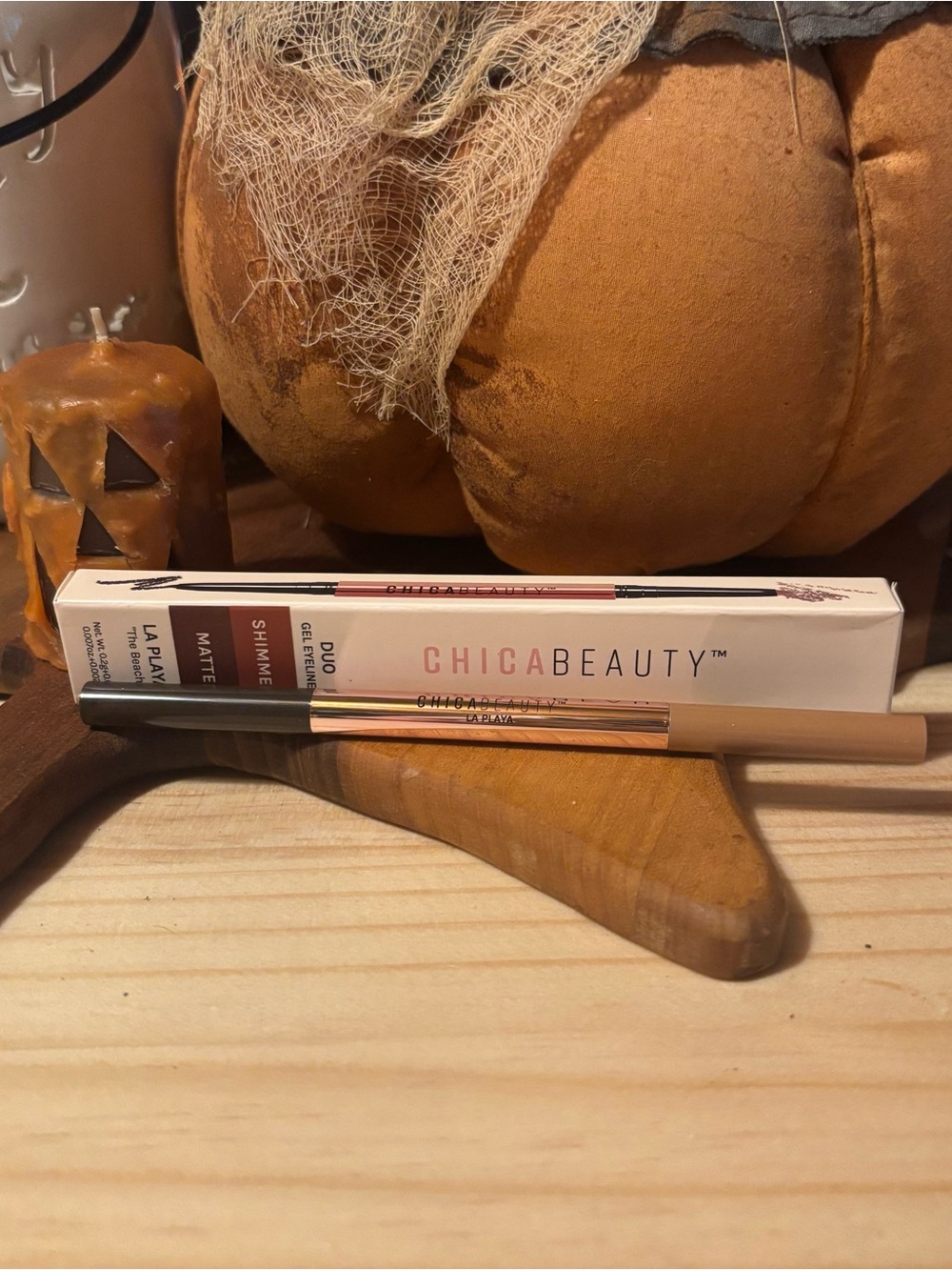 Dual-Ended Eyeliner & Brow Pencil - Taupe